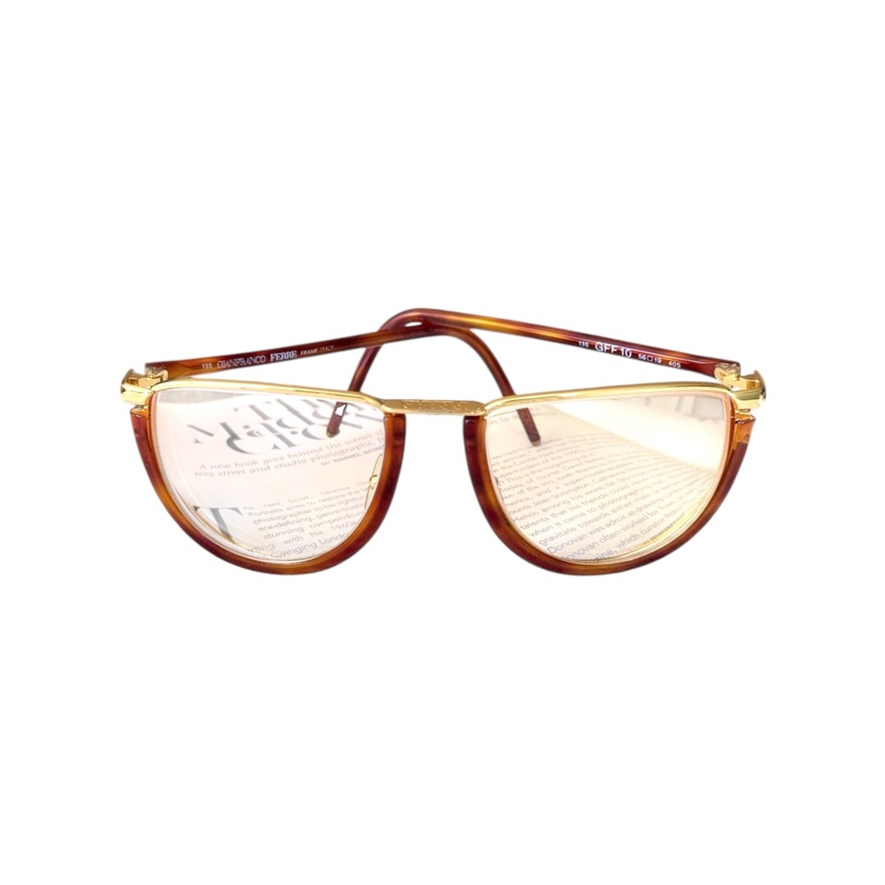 GIANFRANCO FERRE EUC RX Glasses in Gold & Tortoise - Picture 2 of 7